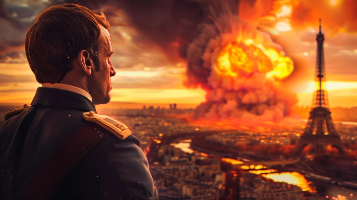 Макрон - всё. Одного слова Путина было достаточно. Туда же отправилась и вся Европа