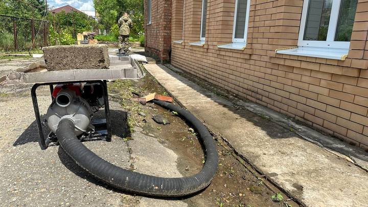 В Курганинском районе из-за подтоплений объявлен режим ЧС