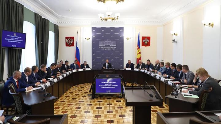 Депутаты Заксобрания Кубани VII созыва утвердили повестку второй сессии
