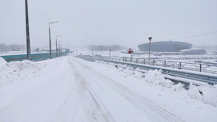 Первые жители Новосибирска посетили новый парк Арена в 2023 году