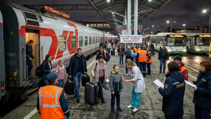 Пассажирам сошедшего с рельсов поезда № 302 предоставили бесплатный проезд