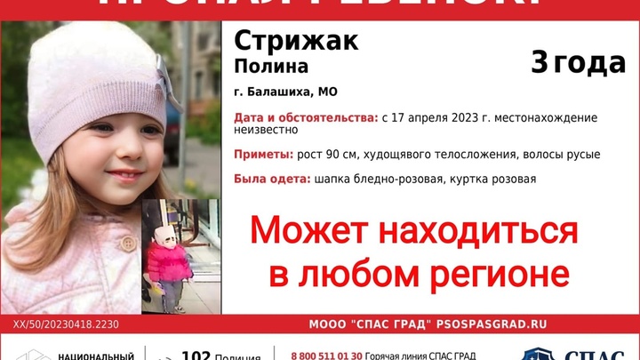 В Подмосковье продолжаются поиски пропавшей девочки: что известно о трагедии в Балашихе