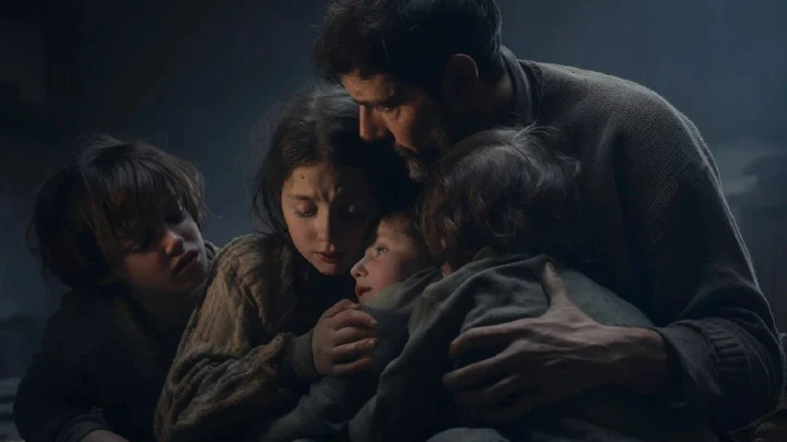 Малышка с круглыми от страха глазами выходила из подвала: Тяжёлые кадры из зоны СВО. Спасение детей русскими солдатами