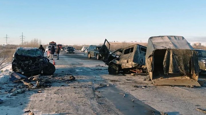 Кто виноват в столкновении четырёх машин под Архангельском