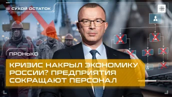Пронько: Кризис накрыл экономику России? Предприятия сокращают персонал