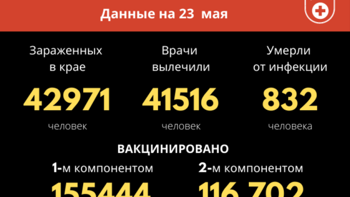 Почти 43 тысячи забайкальцев заболели коронавирусом с начала пандемии