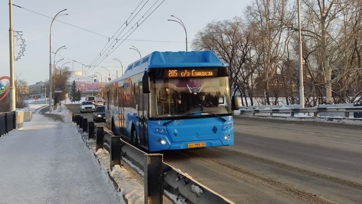 В Кемерове водитель автобуса решила пообедать во время движения