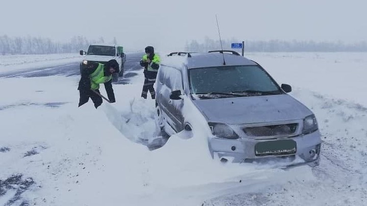 В Самарской области на подъезде к Оренбургу введено ограничение движения