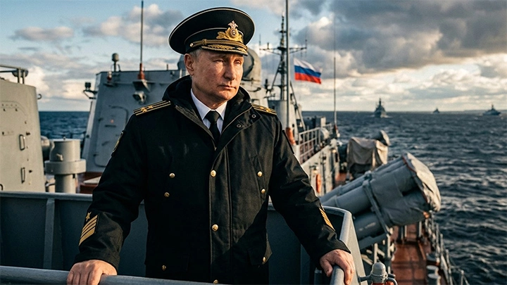 Путин вернулся. Россия серьёзно берётся за западное пиратство – мочить будет ВМФ