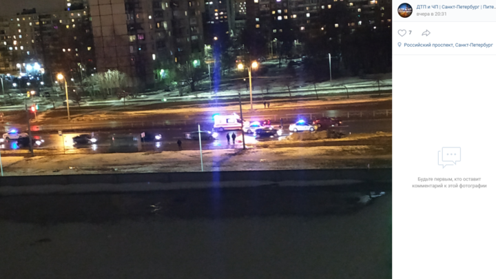 В Петербурге скончалась женщина, которой оторвало ноги в ДТП в Невском районе