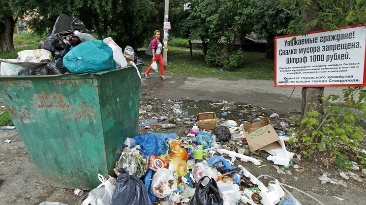 Власти объяснили скопившиеся в Новосибирске горы мусора