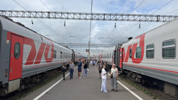 В России 22 поезда выбились из расписания из-за ЧП на юге страны