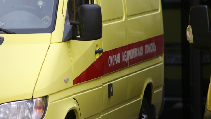 Кадры смертельного ДТП в Дагестане: Одна из машин горит факельным огнём