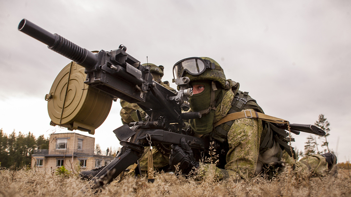 Русская армия огнём АГС уничтожила иностранных наёмников на Украине