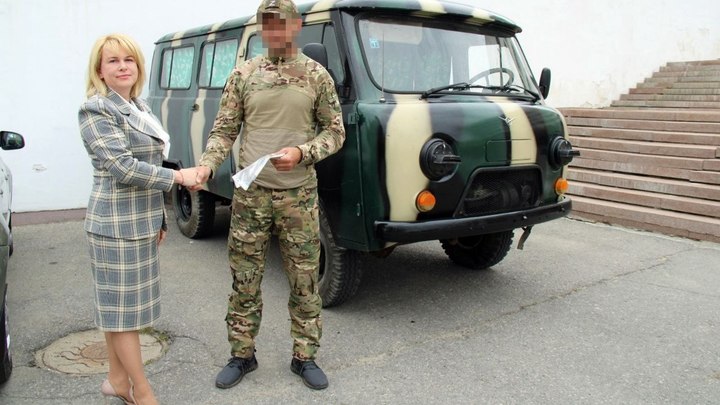 Жительница Вязниковского района пожертвовала УАЗ покойного супруга на фронт