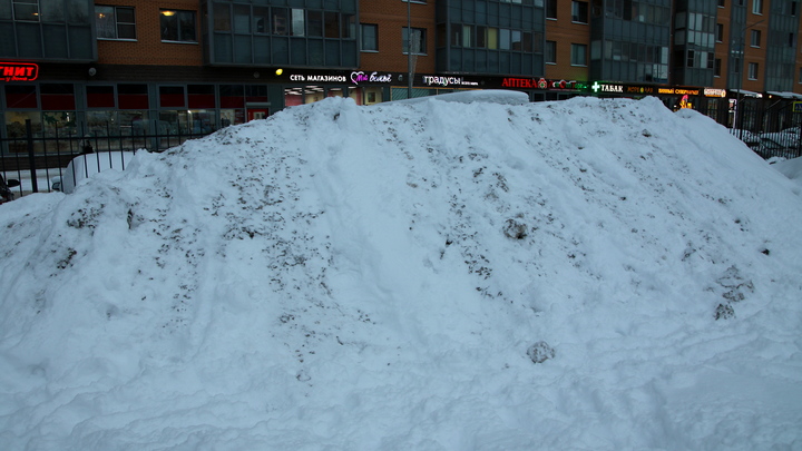 В Петербурге расплавили первый миллион кубометров снега