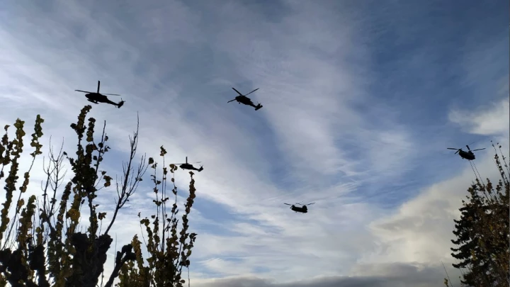 Катастрофа в Финляндии: Вертолёты столкнулись прямо над аэродромом