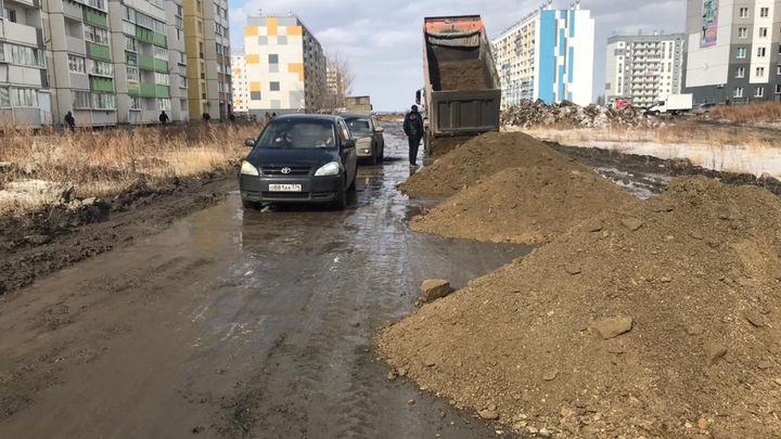 В Челябинске началось строительство дороги, запланированное на полтора года