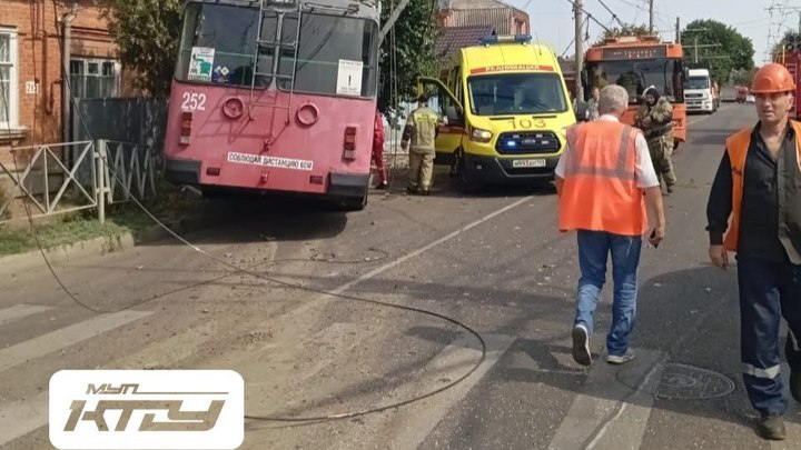 По факту ДТП с троллейбусом в Краснодаре возбуждено уголовное дело