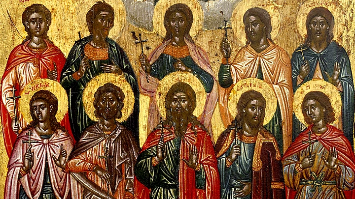 Великие страдальцы за веру. Память Десяти мучеников Критских. Православный календарь на 5 января