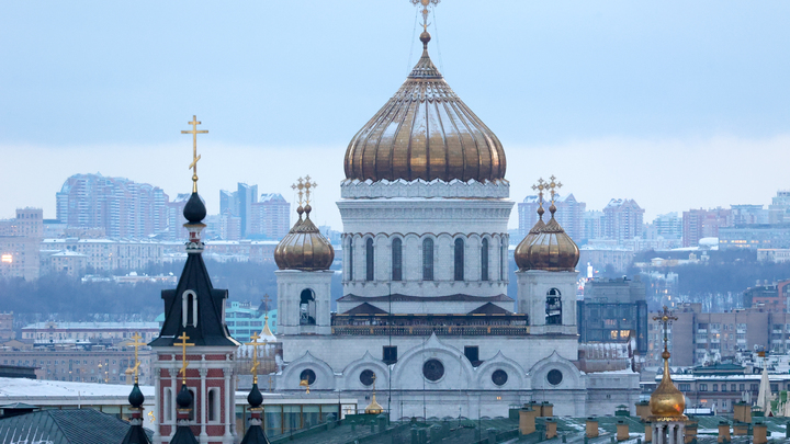 В ночь перед Рождеством в Москве перекроют движение у Храма Христа Спасителя