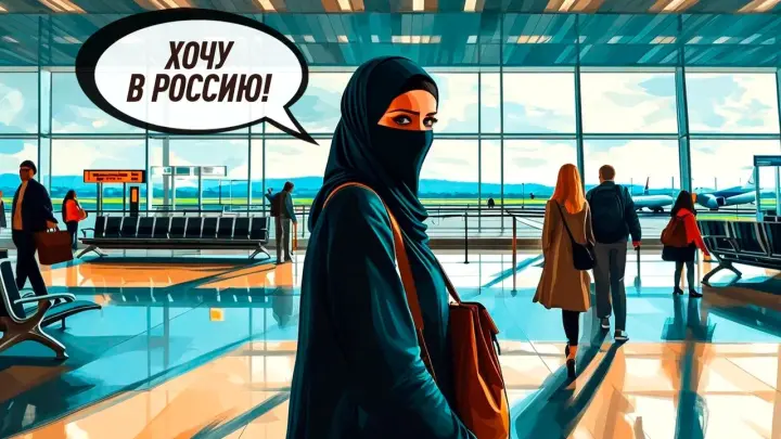 Женщину в хиджабе не пустили в ресторан. Нет, это не Россия - Турция. Политолог в гневе: Все едут к нам строить анклавы и гетто