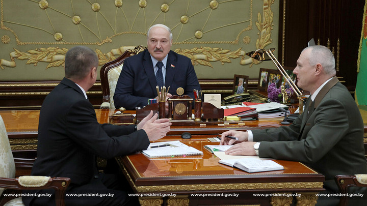 Лукашенко обсудил африканскую чуму с экс-министром внутренних дел Шуневичем