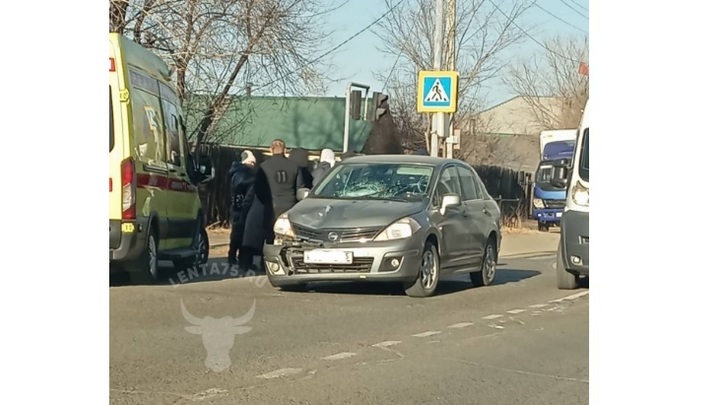 Ребёнка сбили на «зебре» на улице Рахова в Чите