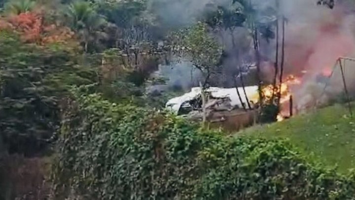 CNN Brasil: при крушении самолета в Бразилии никто не выжил, есть видео