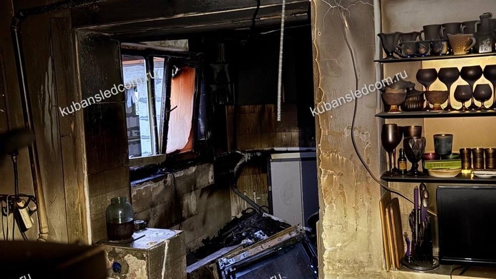 В Анапе пенсионер погиб при пожаре в частном доме