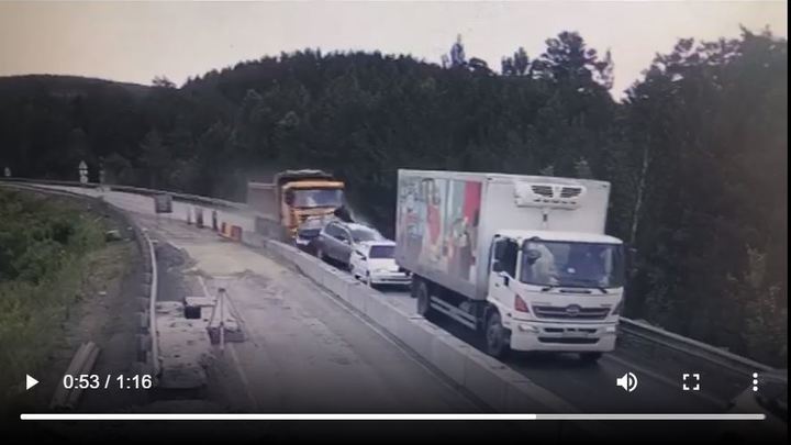 В Челябинской области суд вынес приговор водителю фуры, смявшей пять машин на М-5