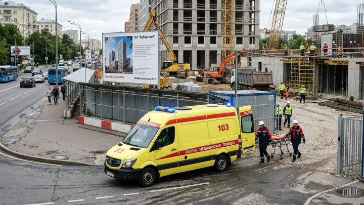 Рабочего заживо похоронило под обвалом в котловане на стройке в Москве