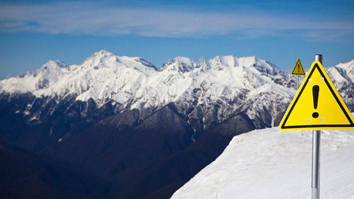 В Сочи спрогнозировали повышенную лавиноопасность