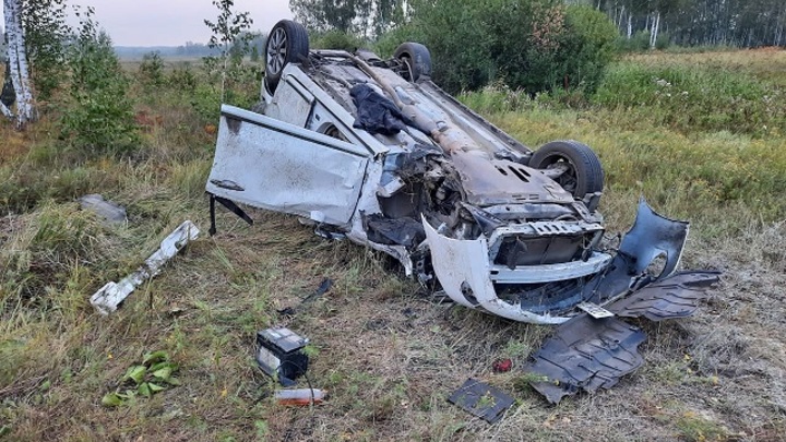 Водитель Lexus умер в больнице после ДТП на трассе под Новосибирском