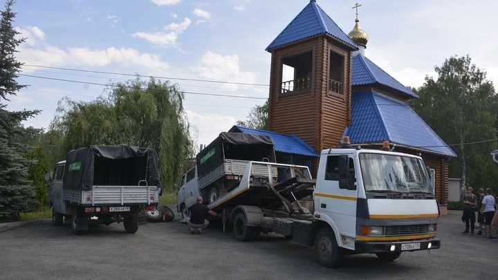 Церковь-фронту: верующие Челябинска отправили на СВО автомобили, прицелы и болгарки