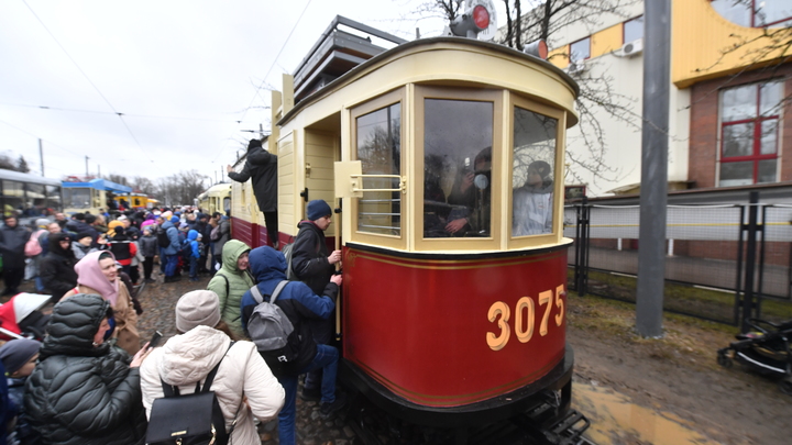 Старый трамвай будет ходить по улице Рождественской в Нижнем Новгороде всё лето