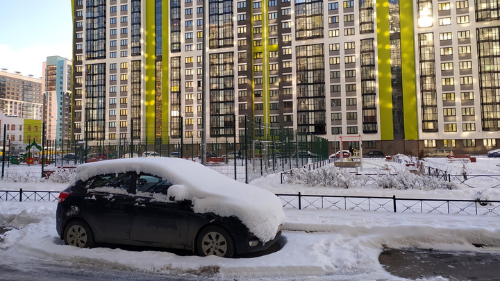 После обеда на Петербург обрушится новый снегопад