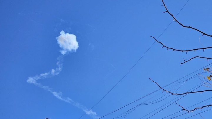 Осколки сбитой воздушной цели упали в ростовских дворах