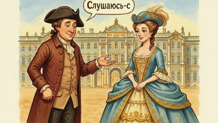 Слушаю-с: Почему с раньше добавляли в конце слова?