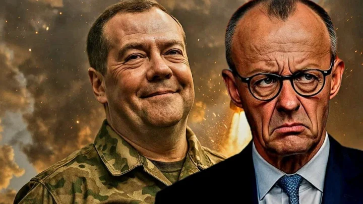 Германия в ярости: Медведев пошутил про Мерца так, что взорвал Сеть. Пора ответить на неудобный вопрос