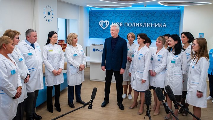 В Москве завершили реконструкцию сразу шести поликлиник