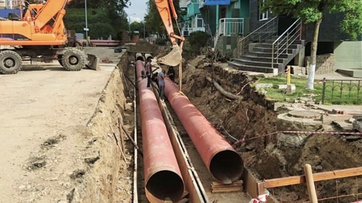 В Краснодаре заменили пять километров центральной тепломагистрали «ТЭЦ – Центр города»