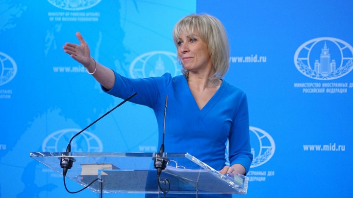 Вторжение Марии Захаровой уместилось в одно фото