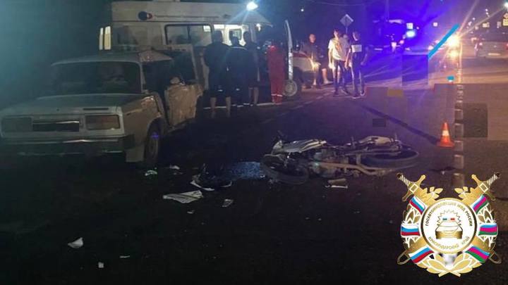 В Кавказском районе в ДТП с мотоциклом пострадали два подростка