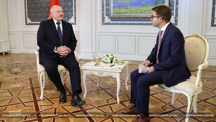 Лукашенко дал большое интервью для France-Presse