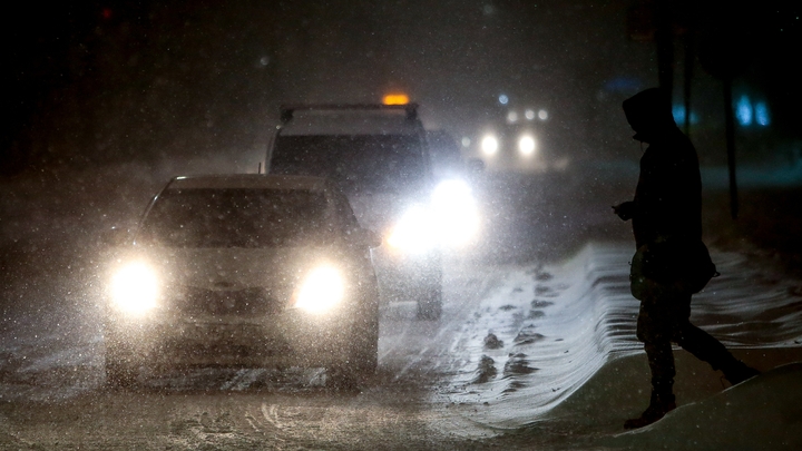 Автомобилисты намертво застряли у Шушар: снежная пробка держится почти сутки