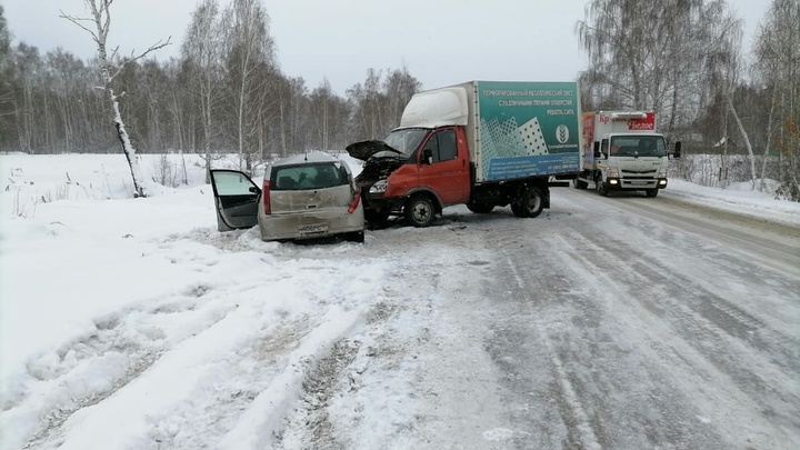 Смертельная авария во время снегопада случилась в Копейске