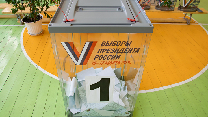 На избирательном участке в Москве женщина подожгла будку для голосования