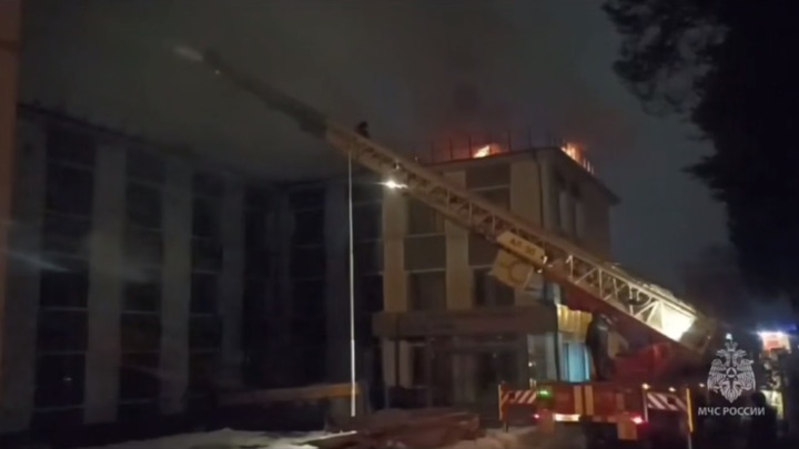 Пожар потушили в психиатрической больнице в подмосковной Яхроме