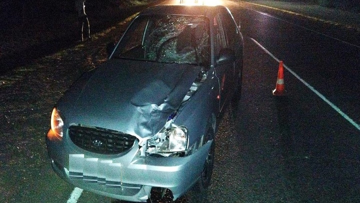 В Динском районе водитель иномарки насмерть сбил 54-летнюю женщину